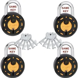 onepro Active Locks 65mm 12 Same Keys with 4 Padlocks | 8 Levers Double Lcking Padlock-picture-15