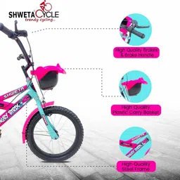 shweta Angry Bird 90% Assembled Kids Bicycle For 4-7 Years Boys & Girls 16 T (inch) BMX Cycle image 5