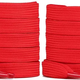 house of common Shoe Laces Flat Red 150cm shoe lace for Red Canvas Sneakers shoes Shoe Lace-image-59