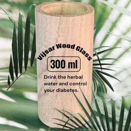 aaryan Vijaysar wood Suger control Glass Glass Water/Juice Glass-picture-13