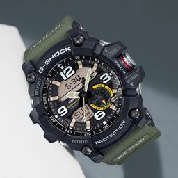 casio G-Shock GG-1000-1A3DR Black Dial Green Resin Strap Analog-Digital Watch - For Men G662-picture-33