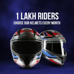 tvs Racing Titan Series Motorbike Helmet image 2