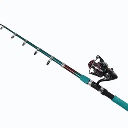 Fishing rod and reel full set heavy 270 green with Hb3000 metal reel Green Fishing Rod-image-49