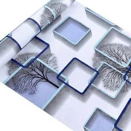 uratech Vinyl Abstract Blue, White Wallpaper image 4