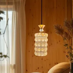 kinis Round Style with Crystal 3 Light (WW/WH/NW) Led Pendant Lamp Pendants Ceiling Lamp image 5