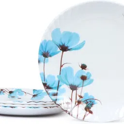 Marry-Gold Round Quarter Plates Pack of 4, 7 Inches, Floral Print M-QP-1-4 Quarter Plate-image-36