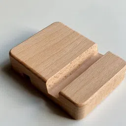 Desh Enterprises Beech Wood Phone Stand, Desktop Mobile Holder Cell Phone Stand for Desk Headphone Stand-picture-10