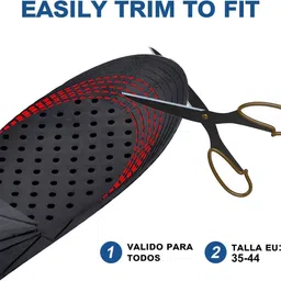 vidhmahi Rubber insole Height increaole 4-layerse ins heel shoe Shoe lift inserts Leatherette Heel Liner Sports Shoe Insole image 3