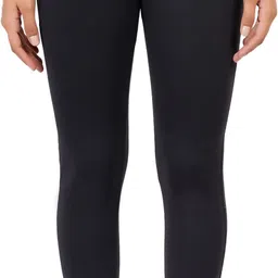clovin Solid Women Black Tights image 1