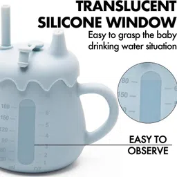 mixen Silicone Baby Cups with Straw image 3