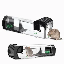 i dote SmartCatch Humane Mouse Trap Transparent Live Catch Box Live Trap-picture-35