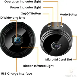 SROPX Full HD Micro WiFi MINI CAMERA | Smart Hidden Spy CCTV Camera Spy Camera image 2