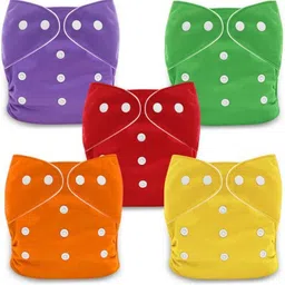 lapry Baby Reusable 5 Diaper - Soft, Adjustable, Leak-Proof Diaper for Newborns-picture-10