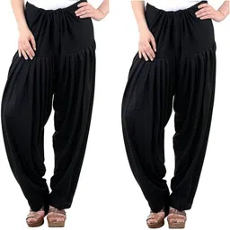 srisaras Velvet Solid Patiala-picture-10