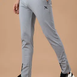 missille Men Solid Grey Track Pants-picture-12