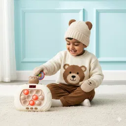 siddhanam impex Fast Push Pop It Light-Up Fidget Game with Music & Lights image 2