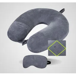 zexsazone Polyester Fibre Travel Pillow Pack of 1 Abstract Fashion image 2