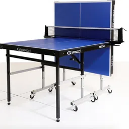 gymnco Mini (6x3 ft) with Wheel ( Laminated Top 18 mm ) Rollaway Indoor Table Tennis Table image 3