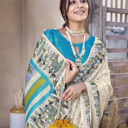 yashika Printed Daily Wear Art Silk Saree image 5