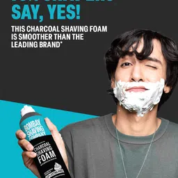bombay shaving company Charcoal Shaving Foam with Deep Cleansing Formula image 3
