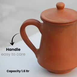 rusticworld 1.6 L Terracotta Water Jug image 4