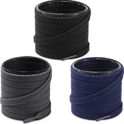 XERUS shoe lace Flat Black Grey Navy Blue 120cm 3pair sneakers canvas Shoe Lace-picture-12