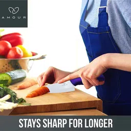 amour Metallic Purple Ceramic (Set of 2) Kitchen Knife image 5