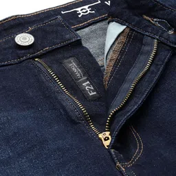 flying machine Men Relaxed Fit Mid Rise Blue Jeans image 4