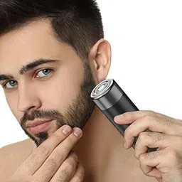 MJP TRADERS Shaving Machine Mini for Face Shaving Razor Shaver For Men (BULE, Black) Shaver For Men, Women-picture-20
