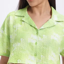 glitchez Shirt Regular Shorts Co-ords Set image 3