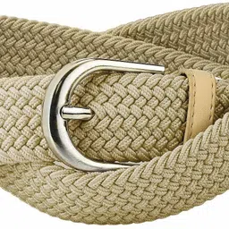 zoro Men & Women Casual Beige Canvas Belt image 2