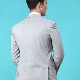 v-mart Men Solid Single Breasted Casual Blazer image 3