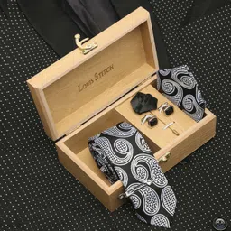 LOUIS STITCH Silk Tie & Cufflink-picture-25