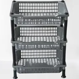 steelhaven Fruits/Vegetables Kitchen Rack Fruits/ Vegetables Kitchen-Rack_101 Plastic-picture-47