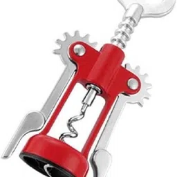 quick n easy 1014 Stainless Steel Wine Red Bottle Opener image 1