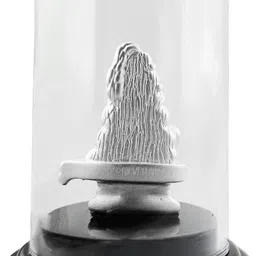 silverspot jewel 999 Pure Silver Shivji/Mahadev/Shiv Beautiful Idol with Acrylic Base for Pooja Decorative Showpiece - 2.5 cm image 2