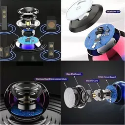 SRI Wireless Ultra Mini Boost Series 4 Portable Bluetooth Speaker 10 W 5 W Bluetooth Home Audio Speaker image 5