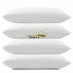 twirox LUXURY Cotton Solid Sleeping Pillow Pack of 4-picture-25