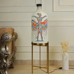 posh n plush Rhythmic Beauty Floor Lamp with Foldable Metal Stand image 2