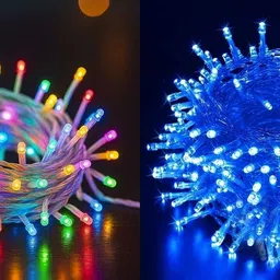 nkxik 40 LEDs 12 m Multicolor Steady String Rice Lights-picture-10