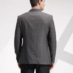 invictus Men Checkered Single Breasted Formal Blazer image 4