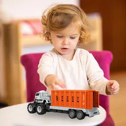 darvice Logistic Container Truck Transport Truck Toy for Kids 2 year and above image 5