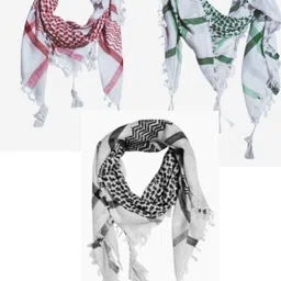 glaimrious store Embroidered Polyester Men Red, Green, Black Fancy Scarf-picture-10