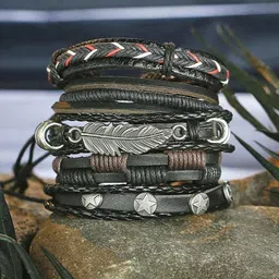 driara Leather Bracelet Set image 5
