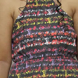 finian Women Fit and Flare Multicolor Maxi/Full Length Dress image 3