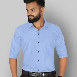 varani creation Men Slim Fit Solid Slim Collar Casual Shirt-picture-23