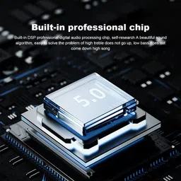 dkian YS203 955BT Portable Karaoke Dual Mic Bluetooth Speaker Stereo Bass Subwoofer 100 W Bluetooth Party Speaker image 4