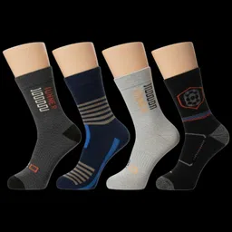 naosucura Men Graphic Print Mid-Calf/Crew image 1