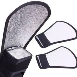 Breuk Silver White Flash Diffuser Reflector for Flash set of 1 pcs of 3 CAMERA FLASH Diffuser image 4