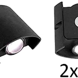 D'Mak 2 Watts 2 Ray Oval Up-Down (pack of 1) Ceiling Light Ceiling Lamp image 3